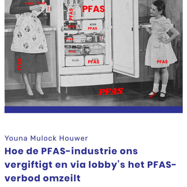 Stop De Vergiftiging campagne PFAS